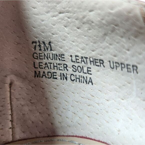 Classiques Entier Heels Platform‎ Stilettos Red Pink Burgundy Suede Flower 7.5 - Picture 7 of 12